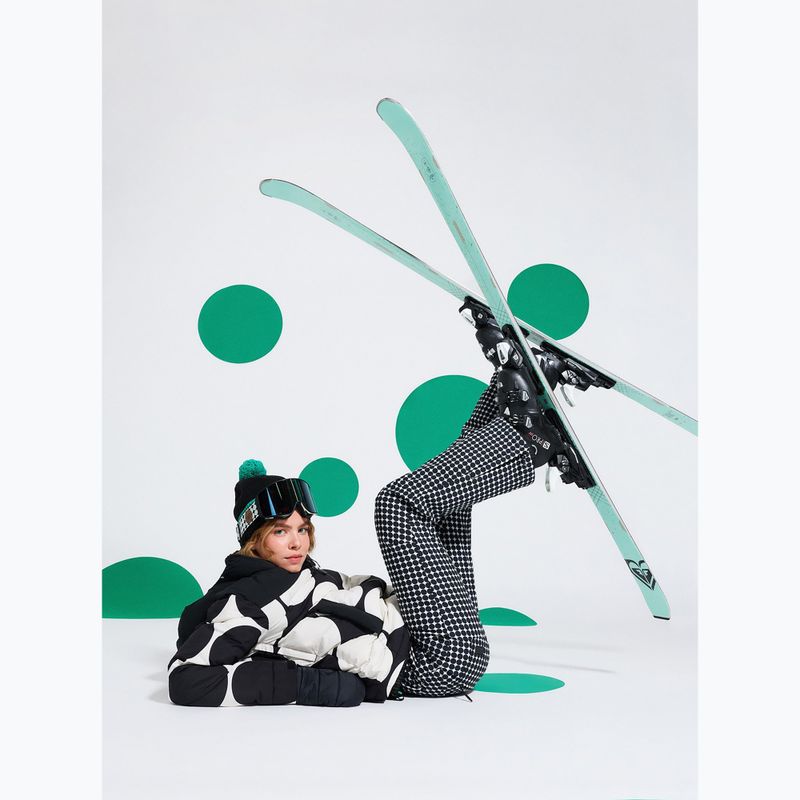 Жіночі сноубордичні штани ROXY Rising High whisper white/small dots 9