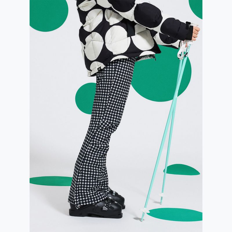 Жіночі сноубордичні штани ROXY Rising High whisper white/small dots 10