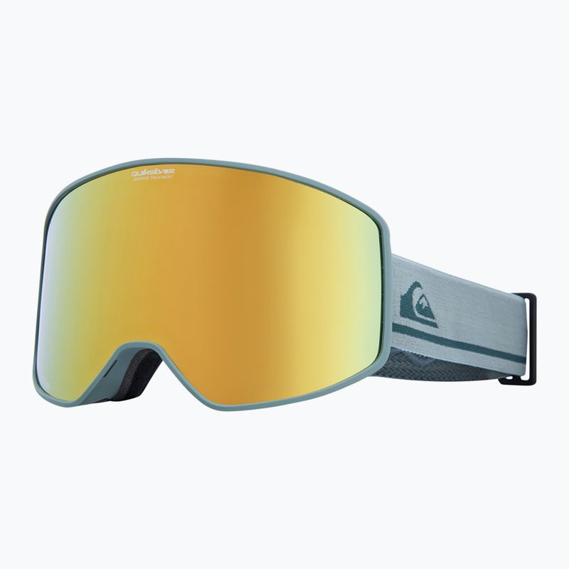 Маска для сноуборда Quiksilver Storm dark ivy/clux ml gold