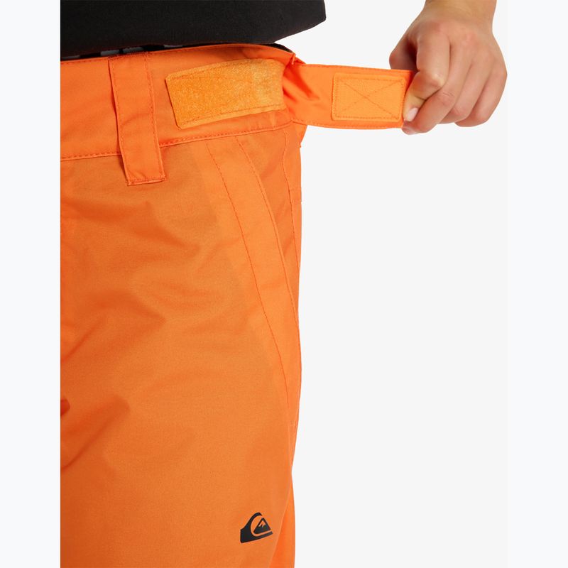 Дитячі сноубордичні штани Quiksilver Estate orange peel 6