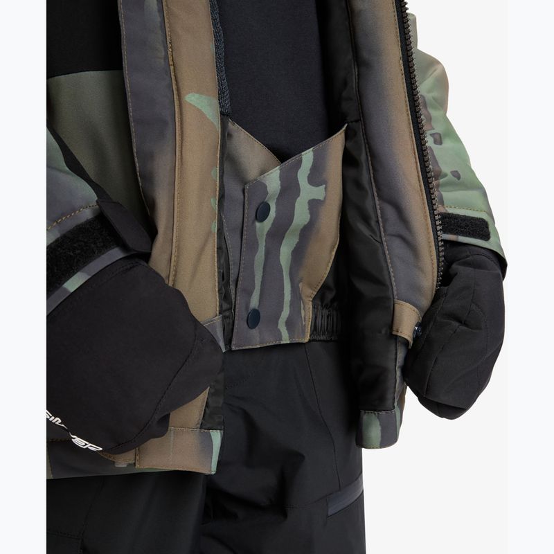 Куртка для сноуборду дитяча Quiksilver Side Hit Block bloomfade dark ivy 7