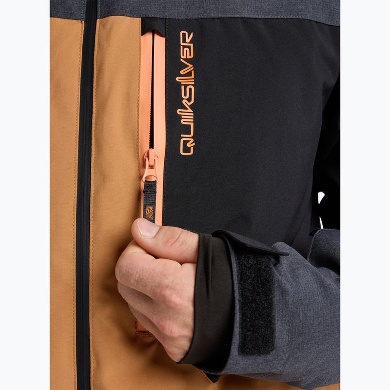 Чоловіча сноубордична куртка Quiksilver Dawson true black 7