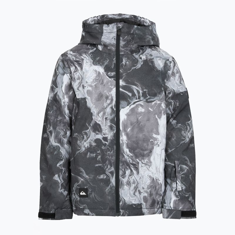 Куртка для сноуборду дитяча Quiksilver Mission Printed thermostamp grayscale 9