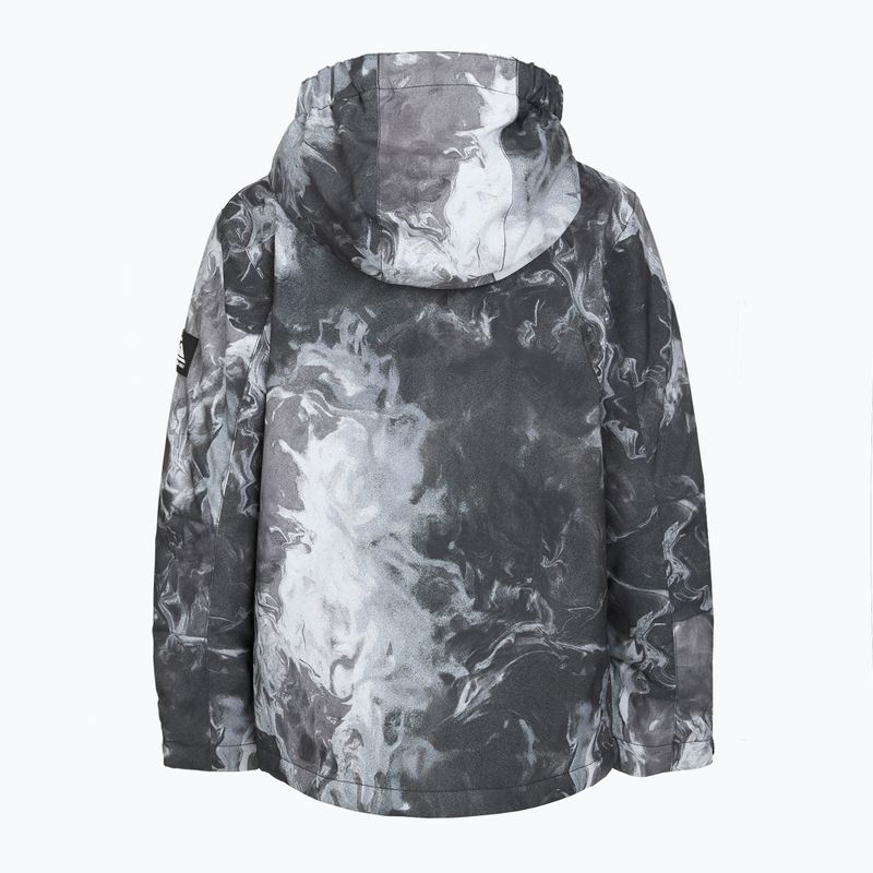 Куртка для сноуборду дитяча Quiksilver Mission Printed thermostamp grayscale 10