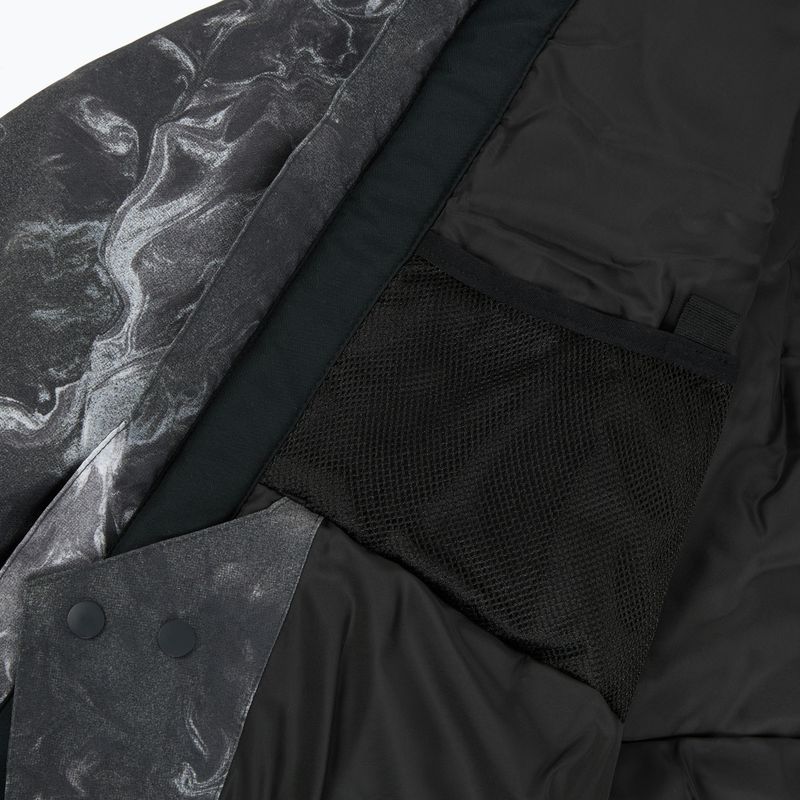 Куртка для сноуборду дитяча Quiksilver Mission Printed thermostamp grayscale 13