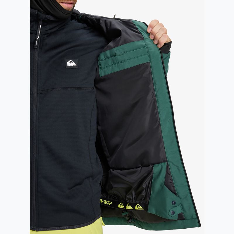 Куртка для сноуборду чоловіча Quiksilver Titano trekking green 11