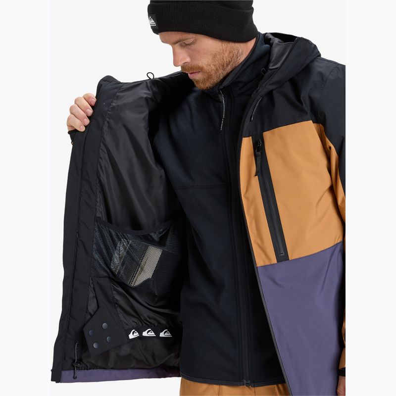 Куртка для сноуборду чоловіча Quiksilver Sycamore Block 20K dark ivy 14