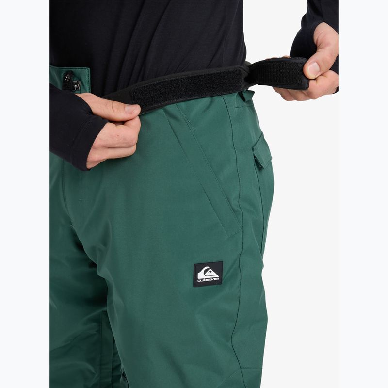 Дитячі сноубордичні штани Quiksilver Estate trekking green 7