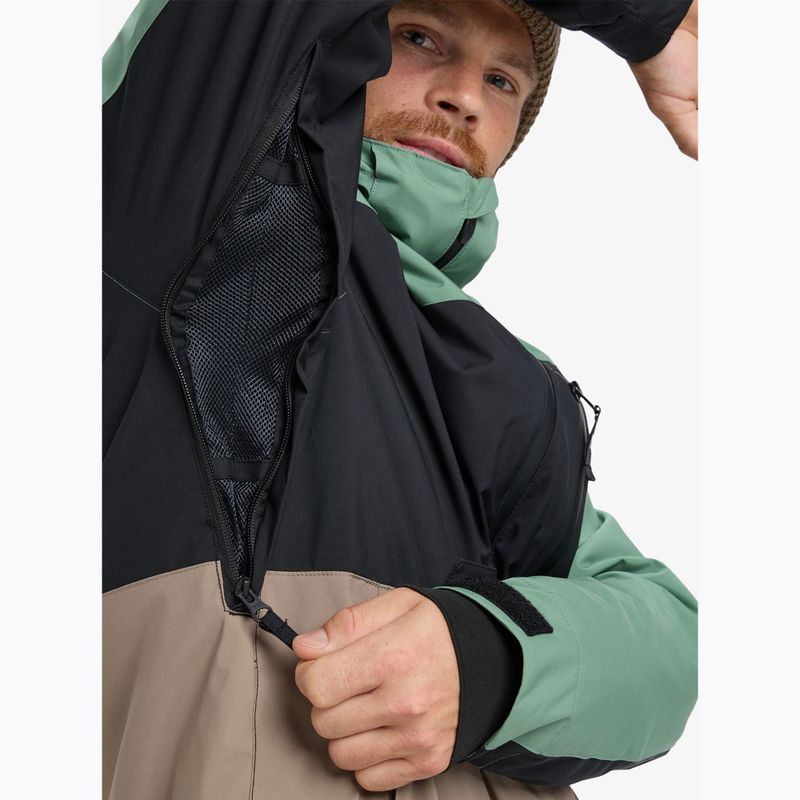 Куртка для сноуборду чоловіча Quiksilver Sycamore Block 20K dark ivy 8