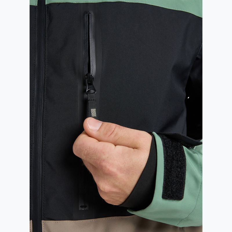 Куртка для сноуборду чоловіча Quiksilver Sycamore Block 20K dark ivy 2