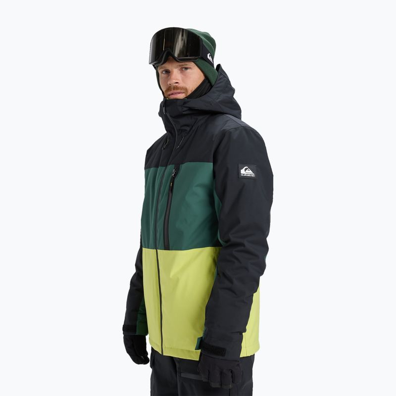 Куртка для сноуборду чоловіча Quiksilver Sycamore Block 20K dark ivy 4