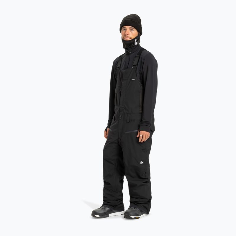 Штани для сноуборду чоловічі Quiksilver Paramo Stretch 20K Bib true black 3