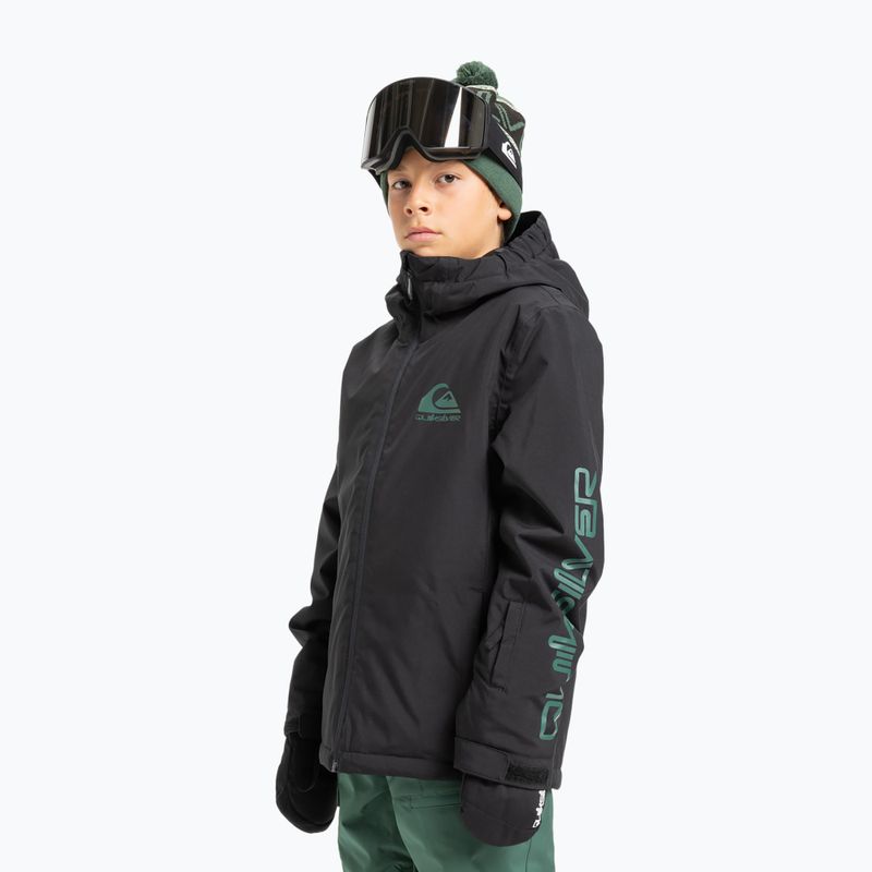 Дитяча куртка для сноуборду Quiksilver Mission true black 4