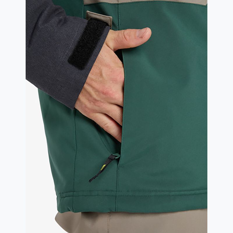 Чоловіча сноубордична куртка Quiksilver Dawson trekking green 9