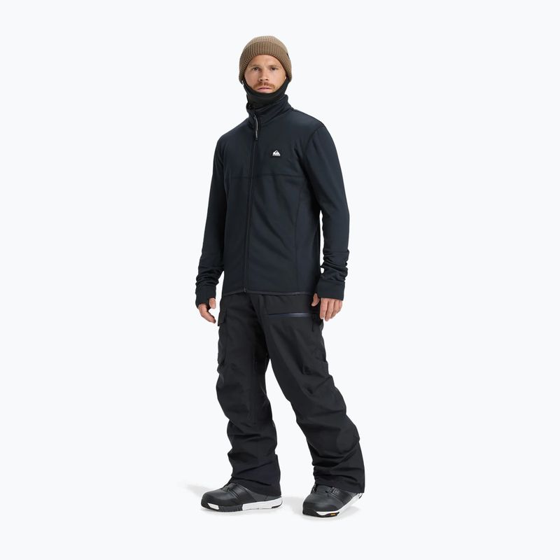 Кофта для сноуборду чоловіча Quiksilver Steep Point Full Zip Fleece true black 2