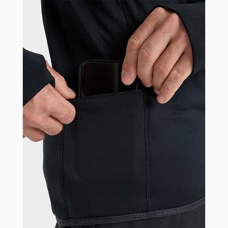 Кофта для сноуборду чоловіча Quiksilver Steep Point Full Zip Fleece true black 5