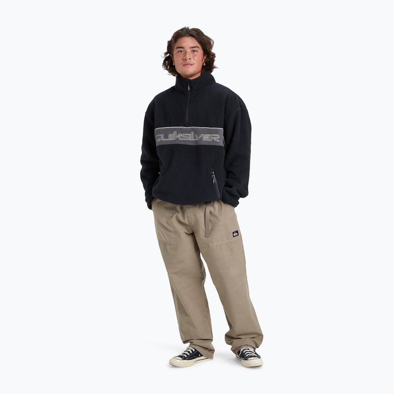 Кофта для сноуборду чоловіча Quiksilver Omni Sherpa Half Zip black 2