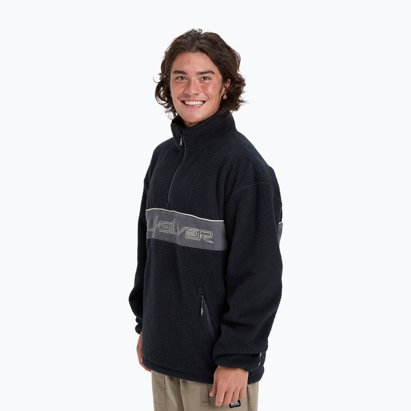 Кофта для сноуборду чоловіча Quiksilver Omni Sherpa Half Zip black 4