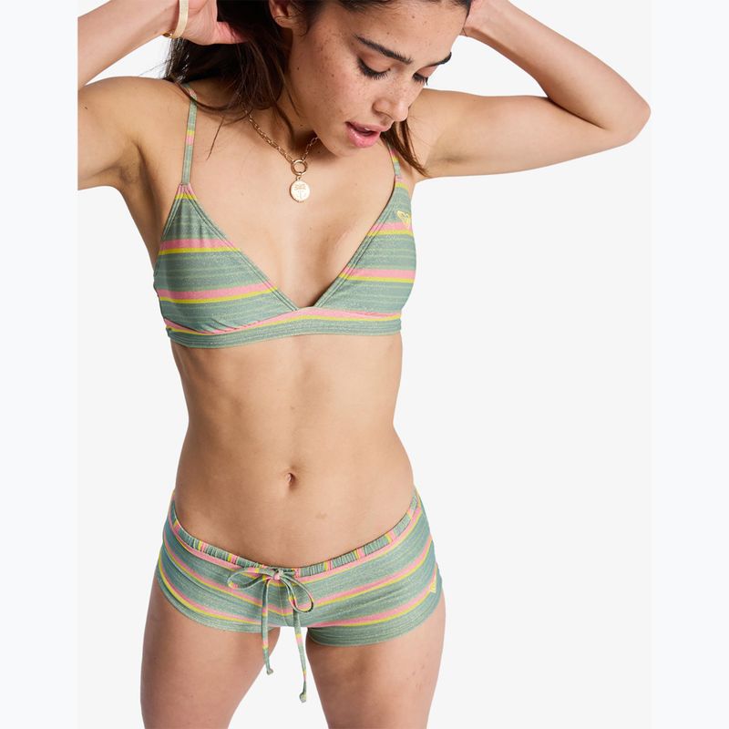 Нижня частина купальника ROXY Ocean Dreamer Classic Shorty Lr oil green say it with stripes 5