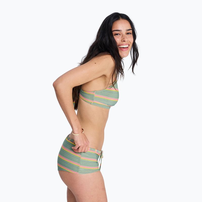 Нижня частина купальника ROXY Ocean Dreamer Classic Shorty Lr oil green say it with stripes 6