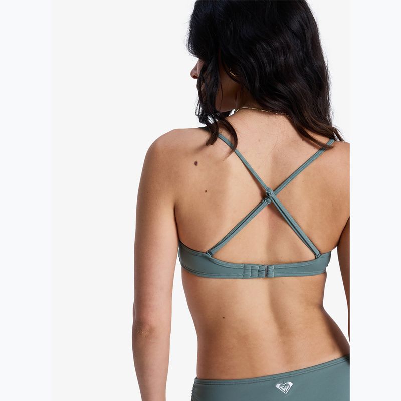 Верхня частина купальника ROXY Solid Essentials Wrap Bralette agave green 4