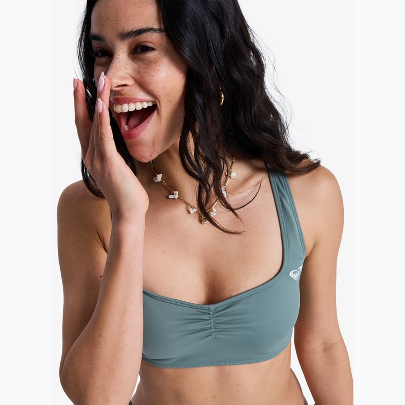 Верхня частина купальника ROXY Solid Essentials Bralette agave green 6