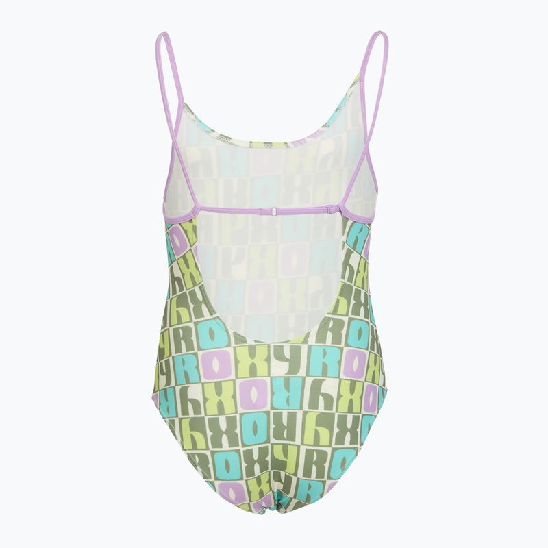 Купальник суцільний дитячий ROXY Letter Up oil green letter up 2