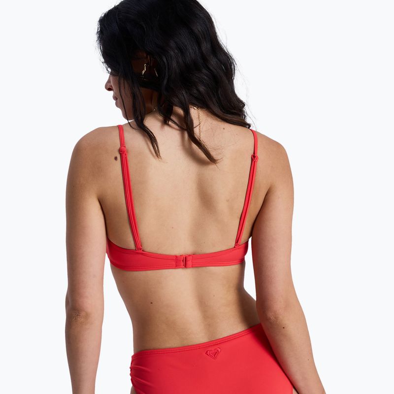 Верхня частина купальника ROXY Solid Essentials Wrap Bralette hibiscus 3
