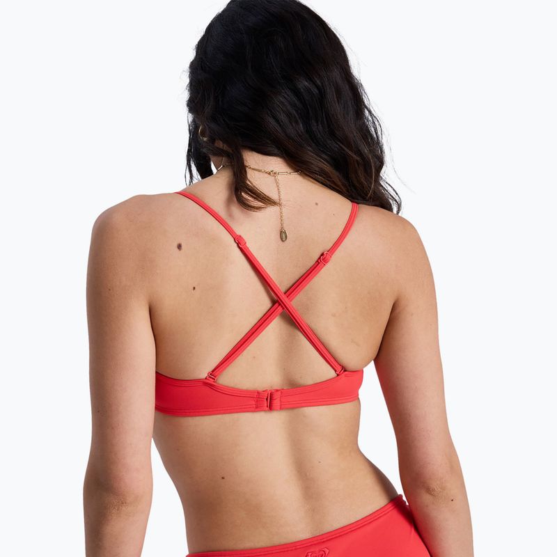 Верхня частина купальника ROXY Solid Essentials Wrap Bralette hibiscus 4