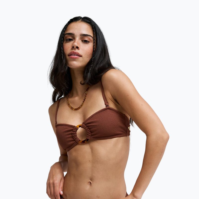 Верхня частина купальника ROXY Sunshine Bandeau cappuccino 2
