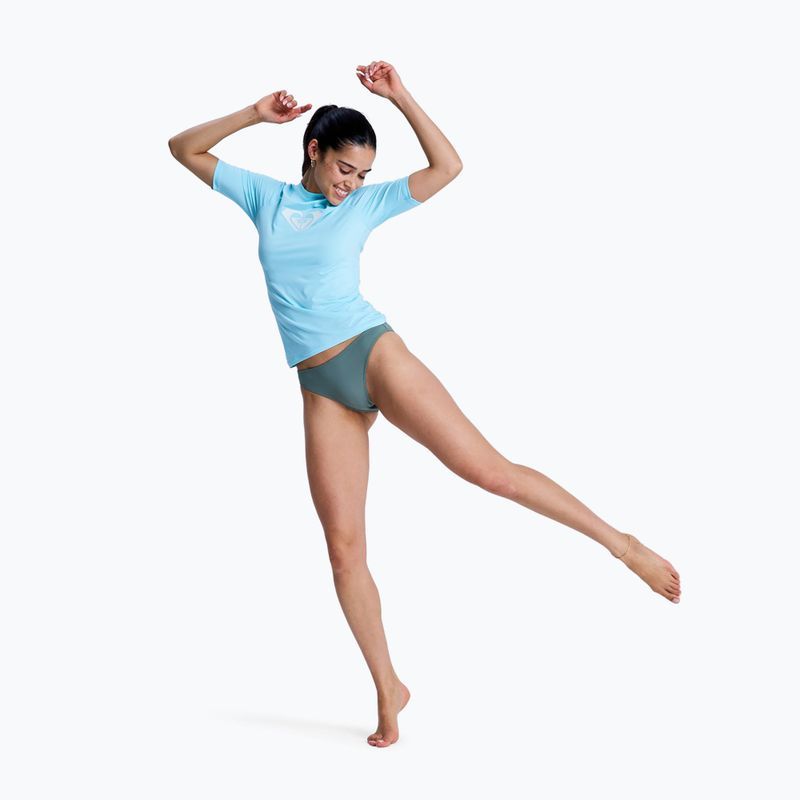 Футболка для плавання жіноча ROXY Whole Hearted tanager turquoise 2