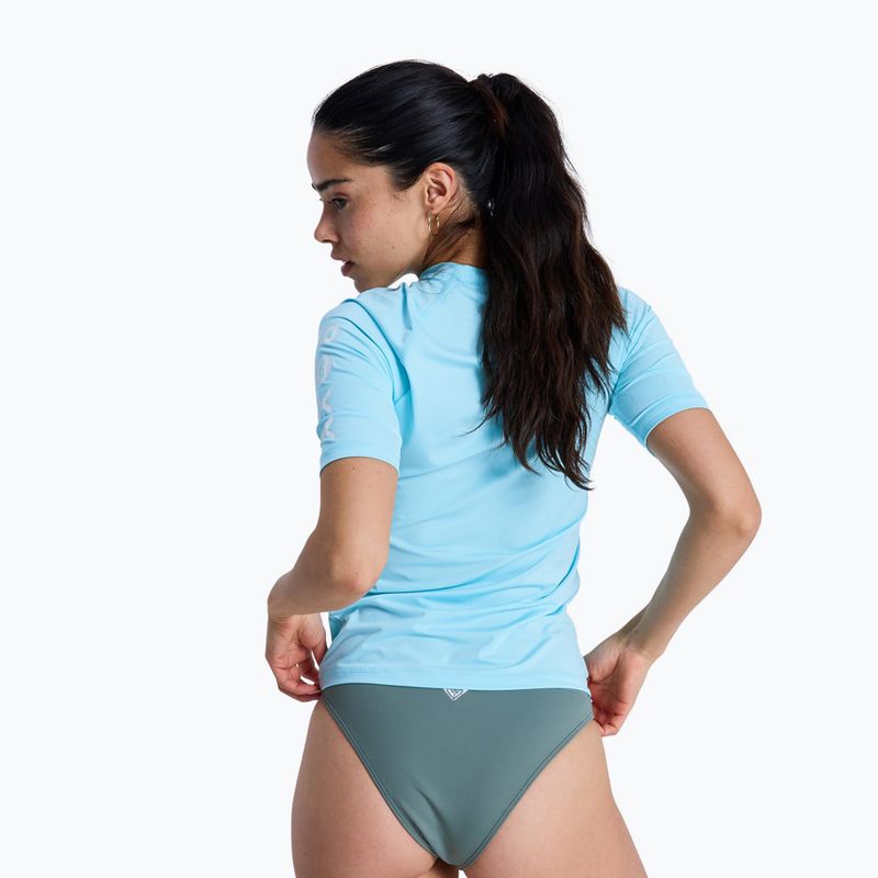 Футболка для плавання жіноча ROXY Whole Hearted tanager turquoise 3