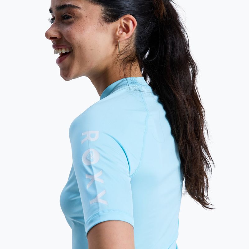 Футболка для плавання жіноча ROXY Whole Hearted tanager turquoise 5