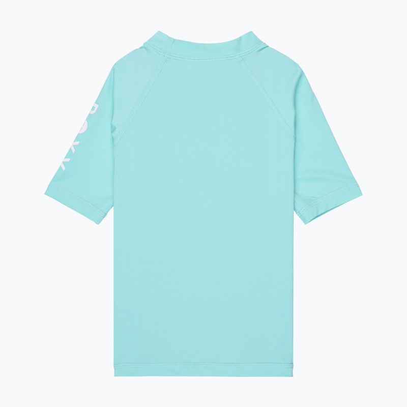 Футболка для плавання дитяча ROXY Whole Hearted aqua splash 2