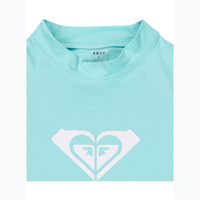 Футболка для плавання дитяча ROXY Whole Hearted aqua splash 3