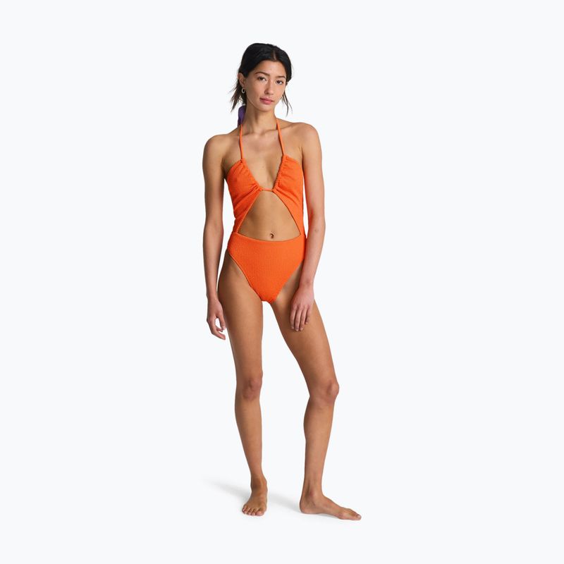 Жіночий суцільний купальник Billabong Summer High Salty One Piece fushion orange 2