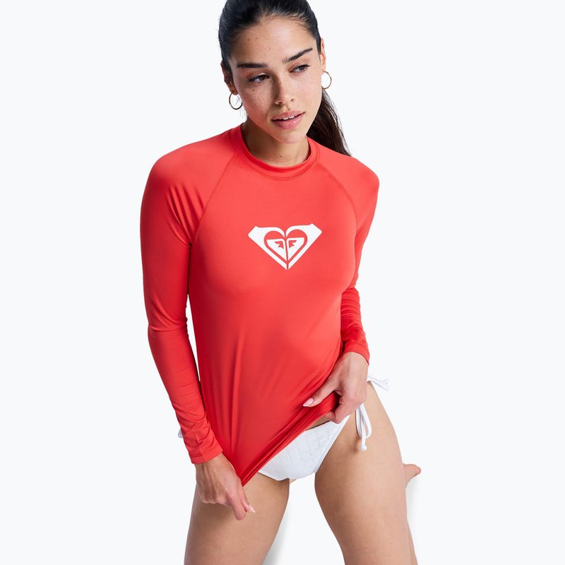 Лонгслів для плавання жіночий ROXY Whole Hearted hibiscus 3