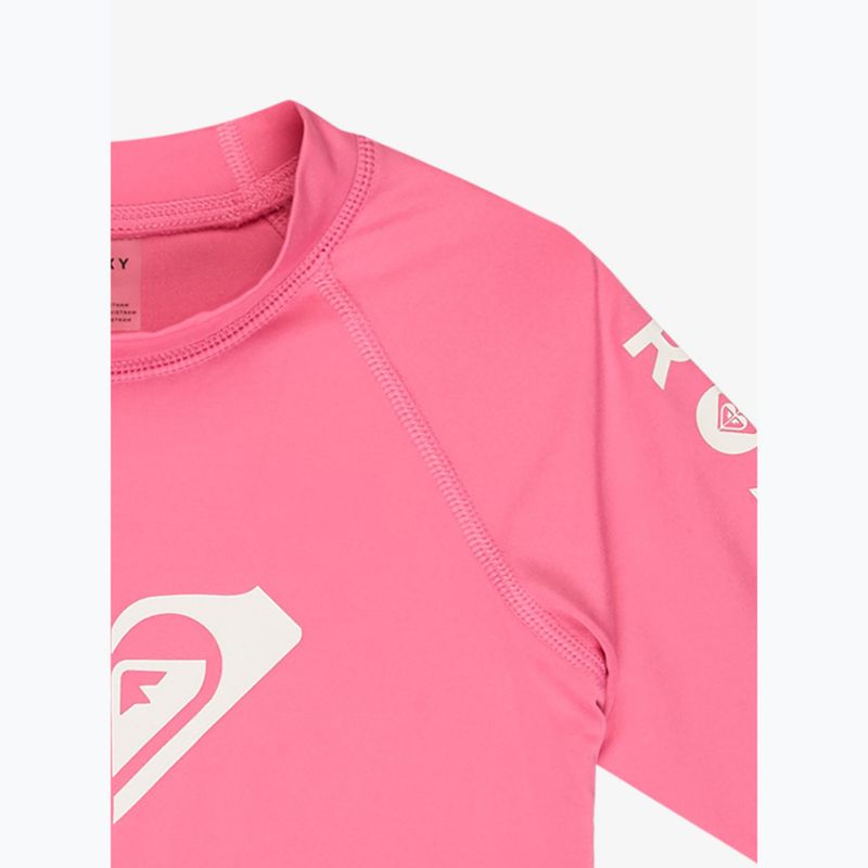 Футболка для плавання дитяча ROXY Whole Hearted sangria sunset 3