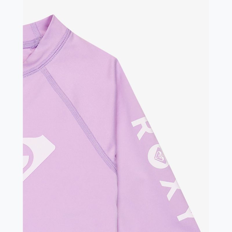 Футболка для плавання дитяча ROXY Whole Hearted crocus petal 3