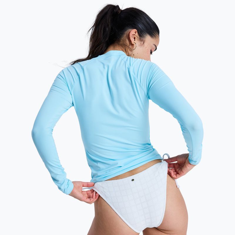 Лонгслів для плавання жіночий ROXY Whole Hearted tanager turquoise 3