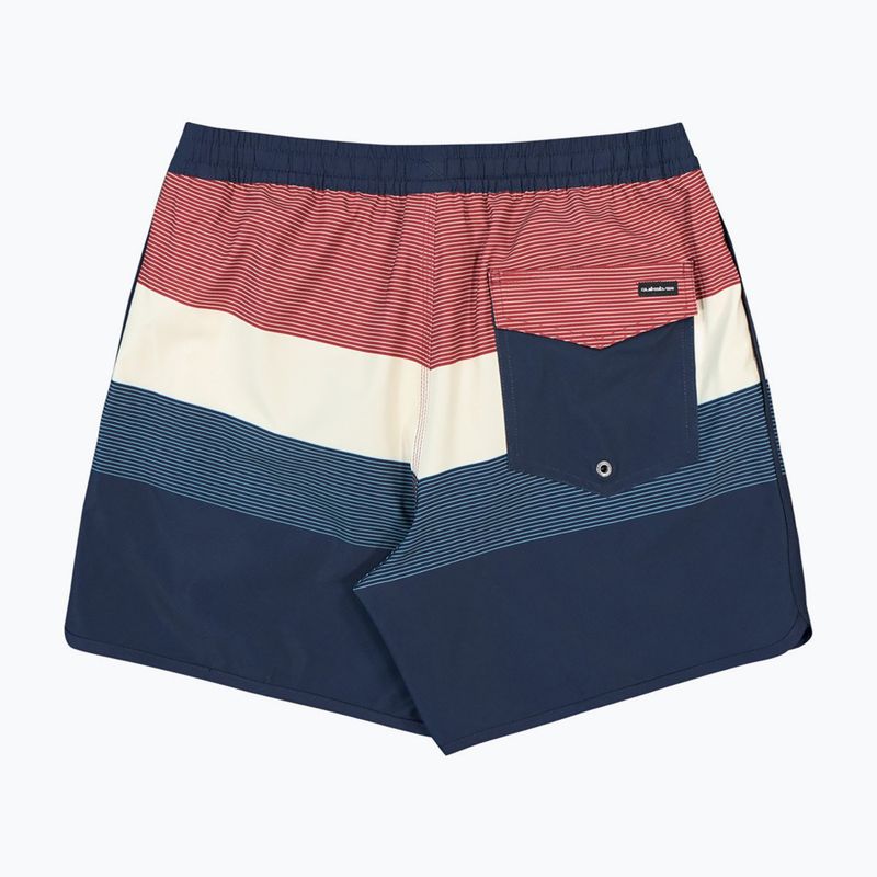 Шорти для плавання чоловічі Quiksilver Stretch Scallop Volley 16" dark navy tijuana 2