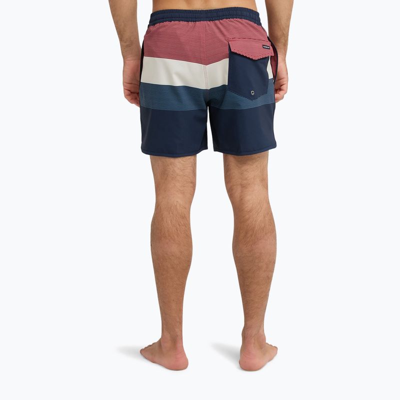 Шорти для плавання чоловічі Quiksilver Stretch Scallop Volley 16" dark navy tijuana 5