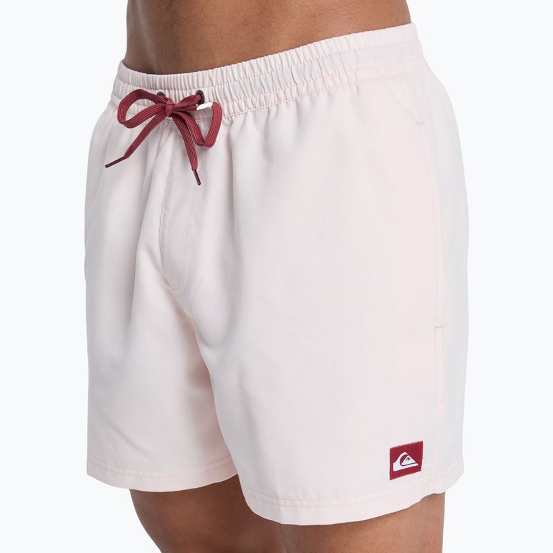 Шорти для плавання чоловічі Quiksilver Everyday Solid Volley 15" rosewater 6