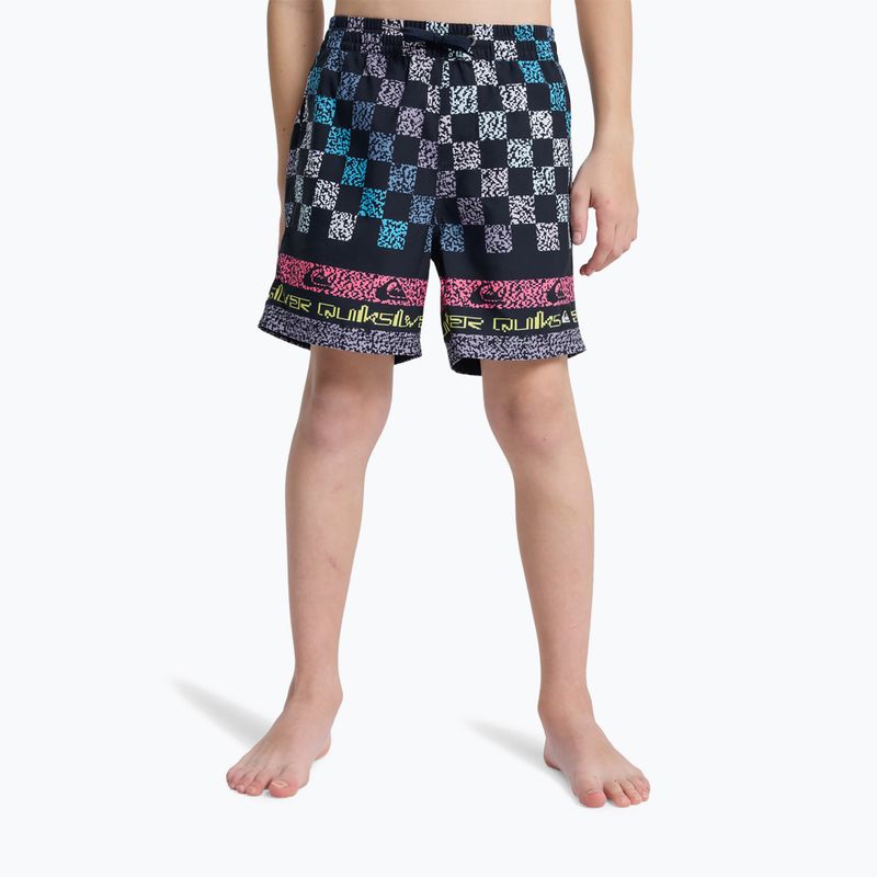 Шорти для плавання дитячі Quiksilver Everyday Printed Volley 14" dark navy next gen 3
