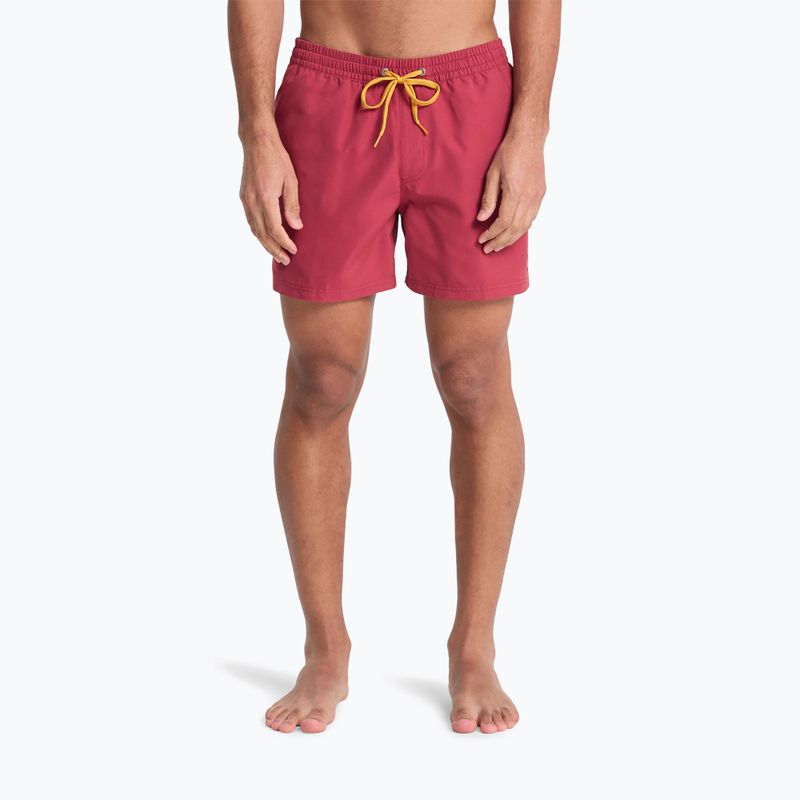 Шорти для плавання чоловічі Quiksilver Everyday Solid Volley 15" burnt russet 3