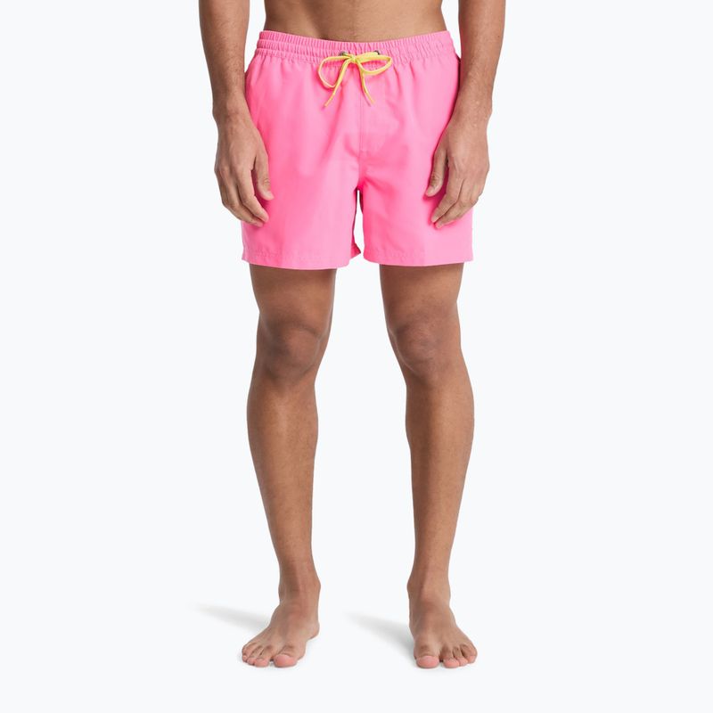 Шорти для плавання чоловічі Quiksilver Everyday Solid Volley 15" pink lemonade 3