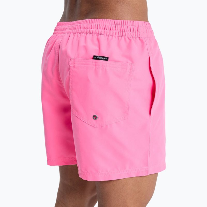 Шорти для плавання чоловічі Quiksilver Everyday Solid Volley 15" pink lemonade 8