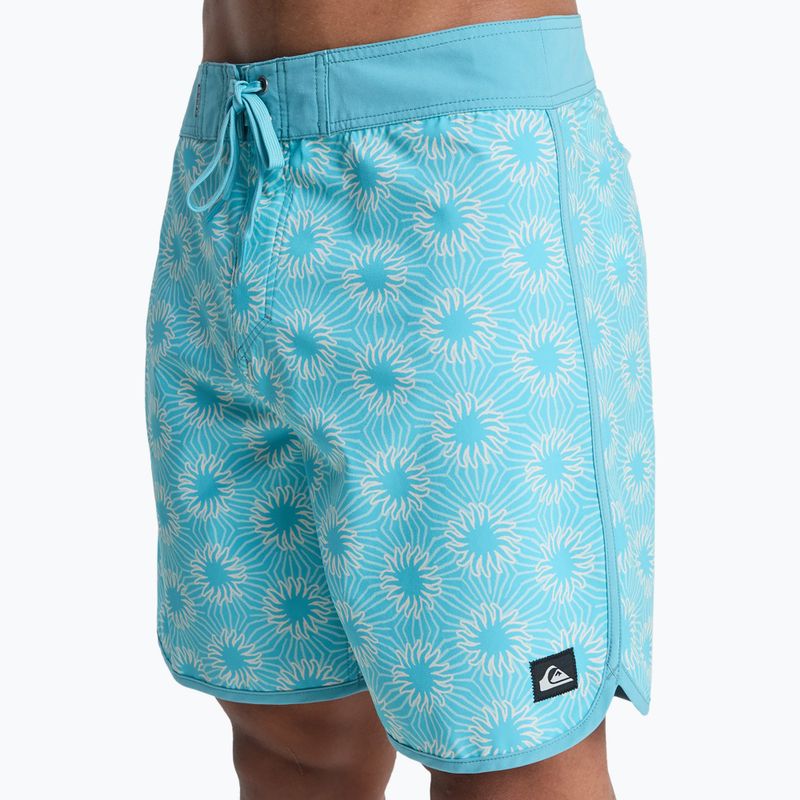 Шорти для плавання чоловічі Quiksilver Surfsilk Scallop 18" aqua ocean mayhem 7