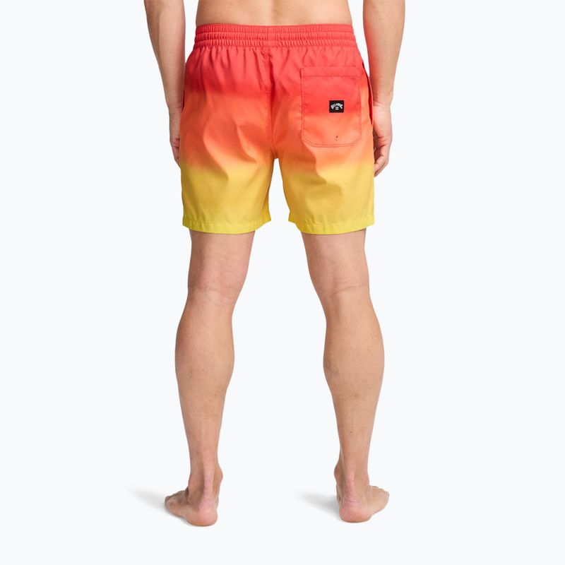Шорти для плавання чоловічі Billabong All Day Fade Layback retro yellow 3