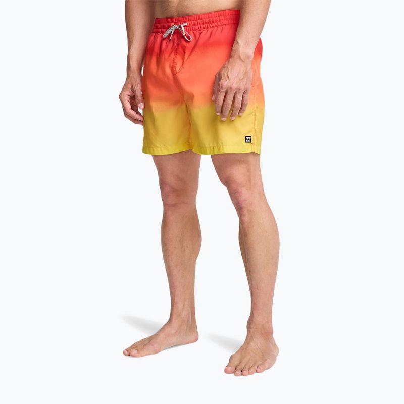 Шорти для плавання чоловічі Billabong All Day Fade Layback retro yellow 4